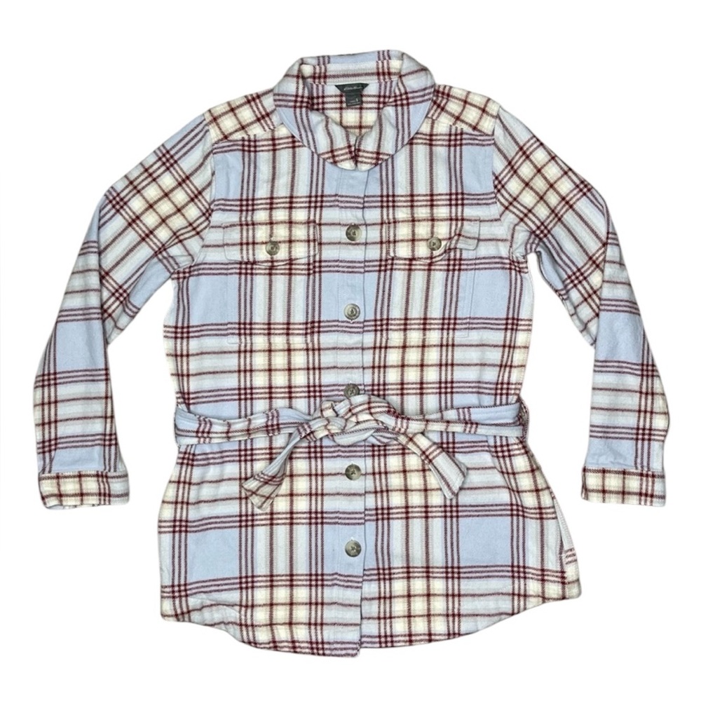 Eddie Bauer flannel shirt jacket